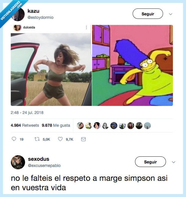 492132 - Marge Simpson no se toca, por @excusemepablo
