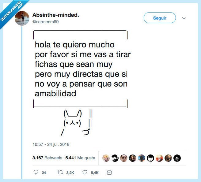 enterar,querer,por favor