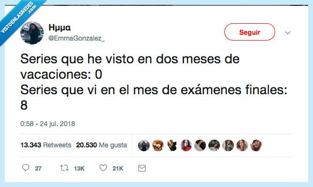 series,ver,meses,logica,exámenes
