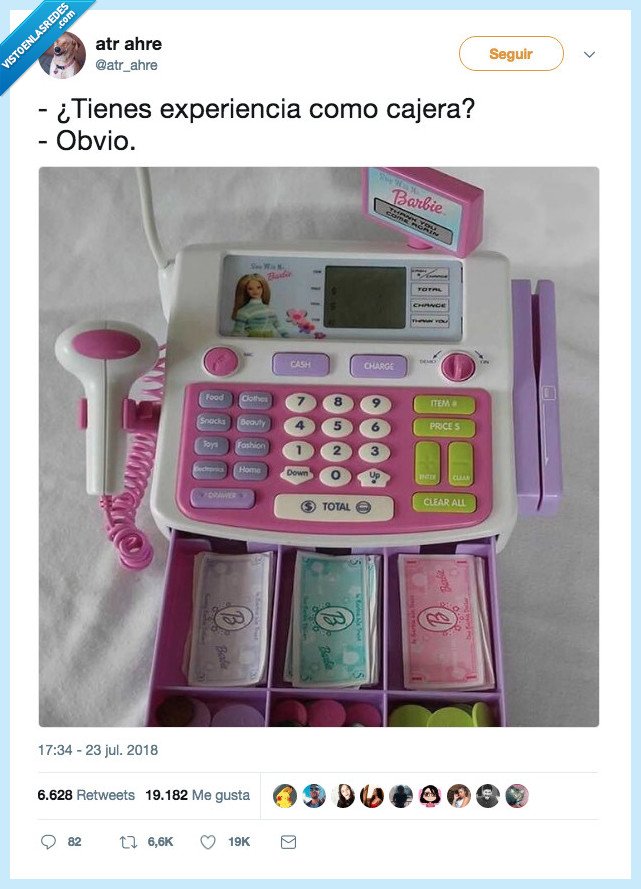 cajera,juguete