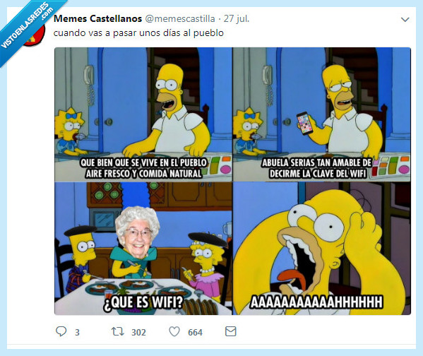 Pueblo,wifi,abuela,aire fresco