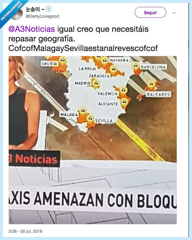 Septimebre,geografía,clases,sevilla,malaga,Antena3,noticias,twitter
