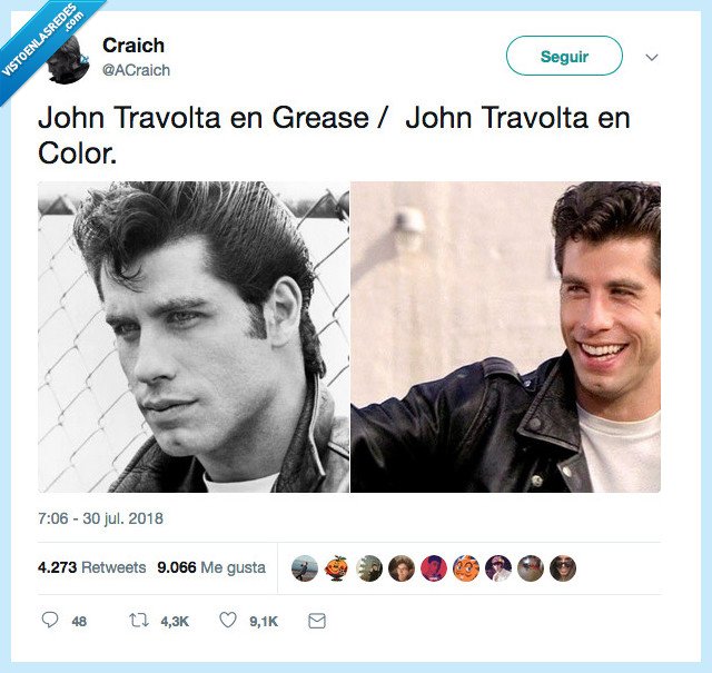 gracia,travolta,gris,color