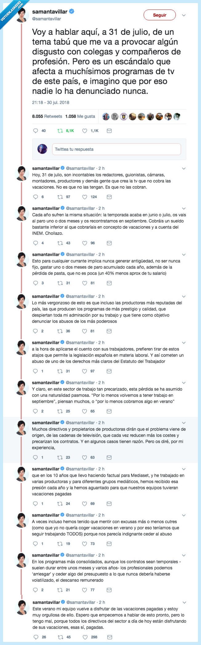 samantavillar,hilo,trabajadores,31 de julio