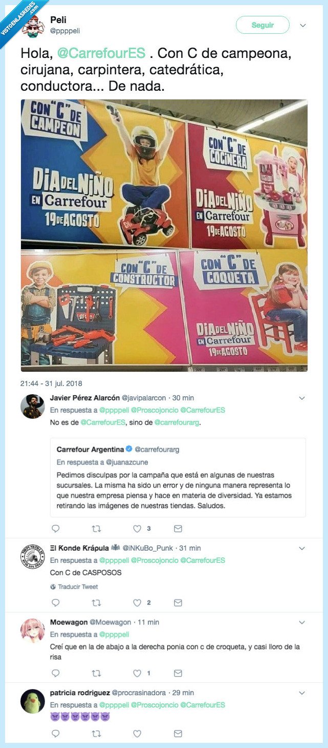 niás,niños,carrefour