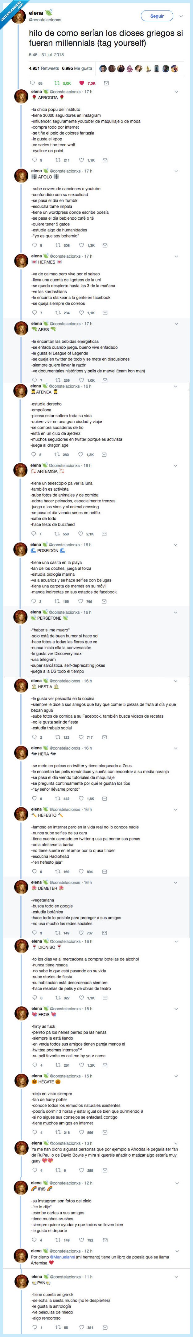ser,dioses,griegos,millenials