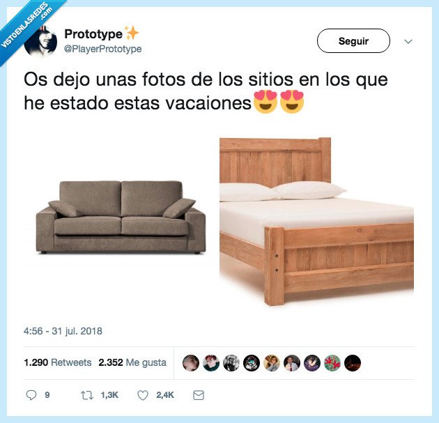 vacaciones,cama,sofá