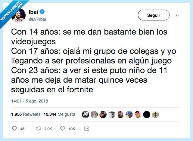 progresion,vida,gamer,fornite