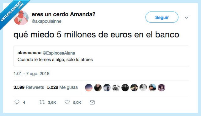dinero,miedo,quiero ser rica