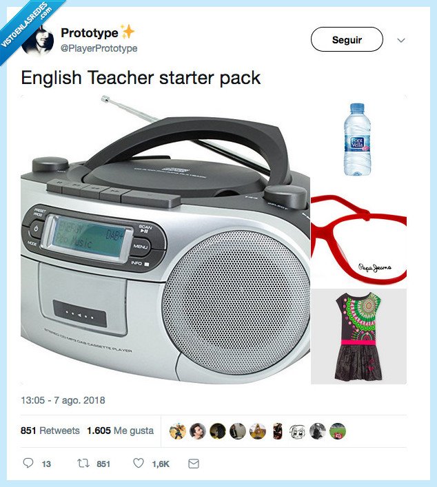 profesora,inglés,meme