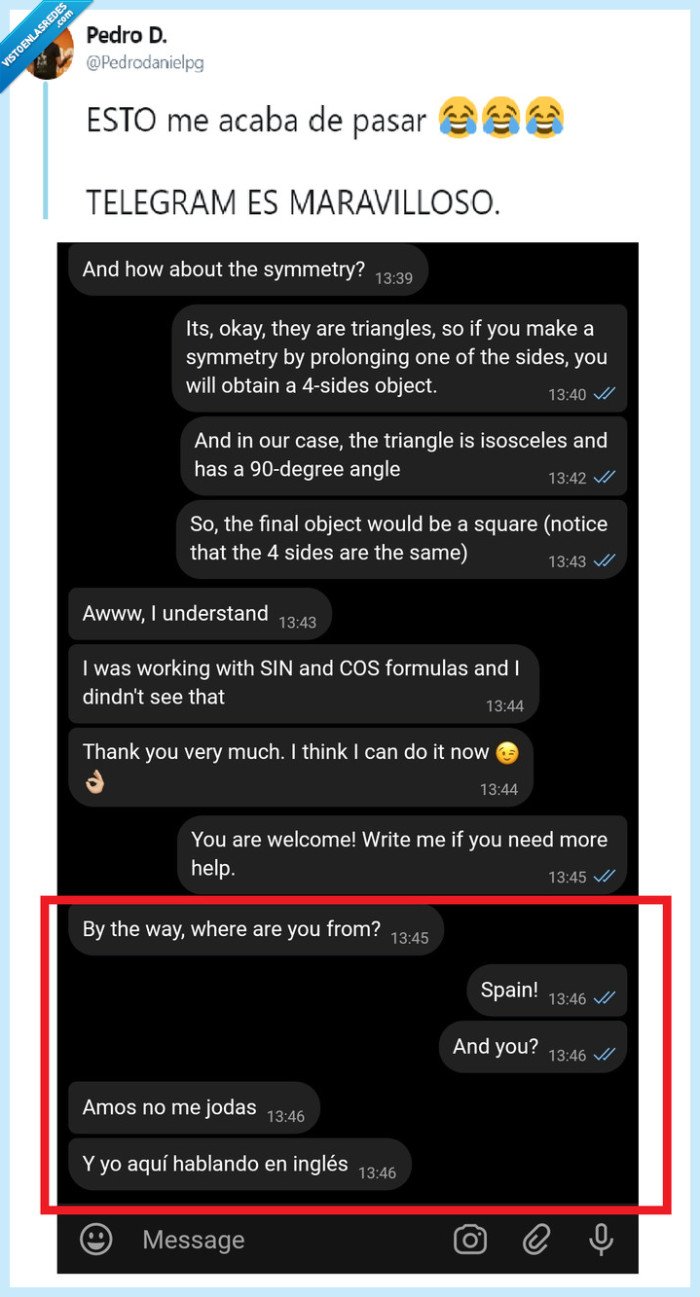 Twitter,Matemáticas,Error,Inglés