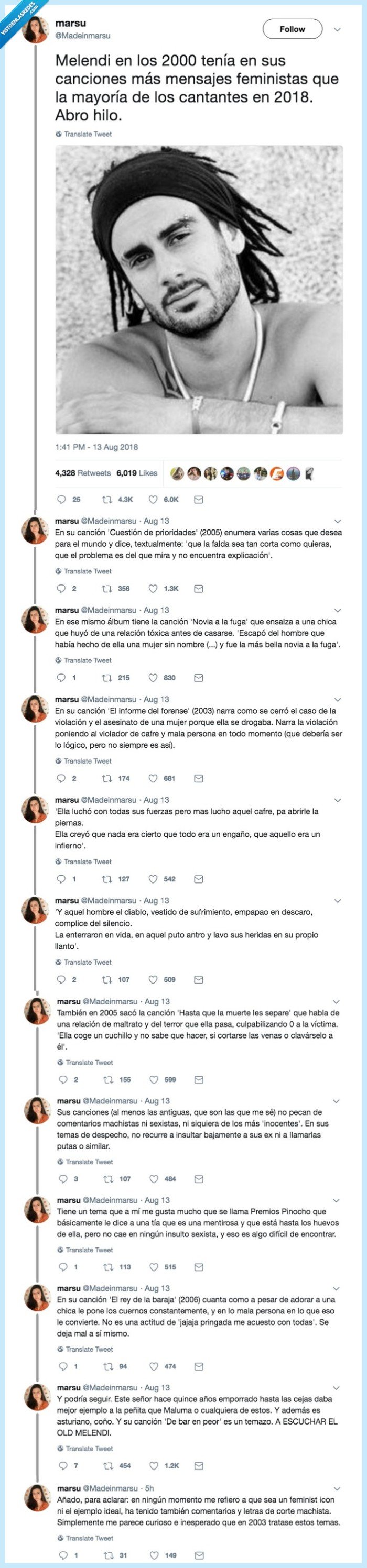 melendi,feminista