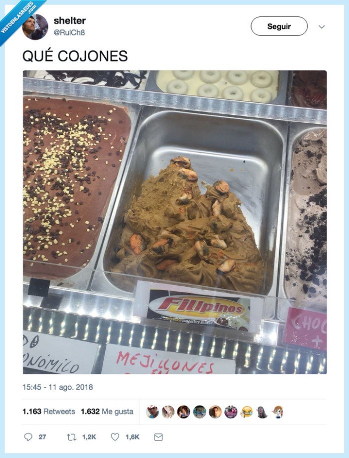 mejilloncicos con escabeche,madre mía,ultraje,helado,veranito,ponme una tapita