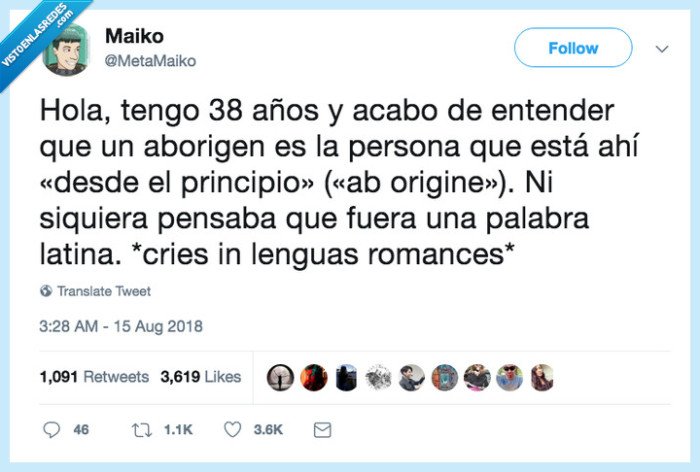 etimología,palabras,rae,español,raíz,vistoenlasredes