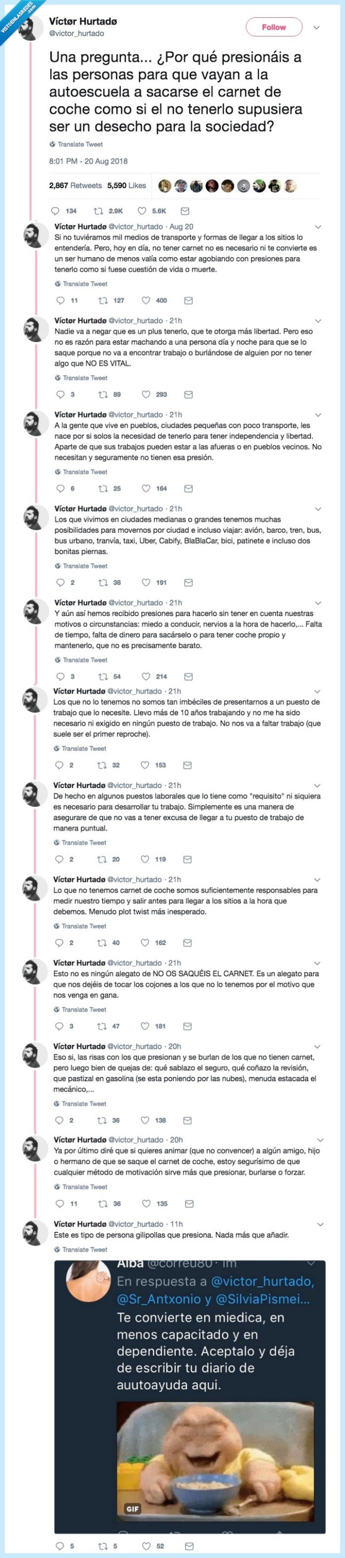 autoescuela,carnet,presion,basta