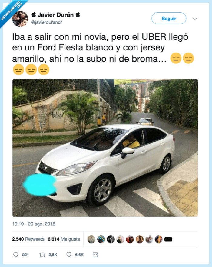 fordfiestablanco,uber,devuelvemeamichica,llorandoenmihabitacion