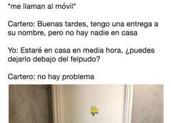 Enlace a Máquina, crack, jefe, gigante, el cartero que le tocó a @estoydormio