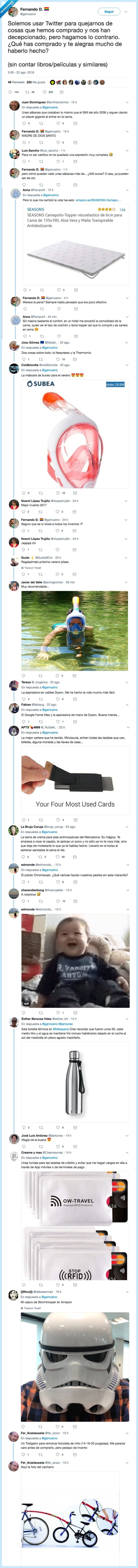 compras,twitter,productos,reviews,fiables