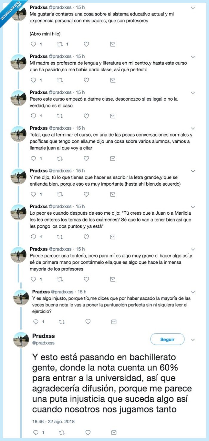 injusto,bachillerato,selectividad,exámenes