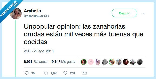 zanahoria,cruda,cocida,ESTO ES ASÍ Y NO HAY MÁS QUE HABLAR