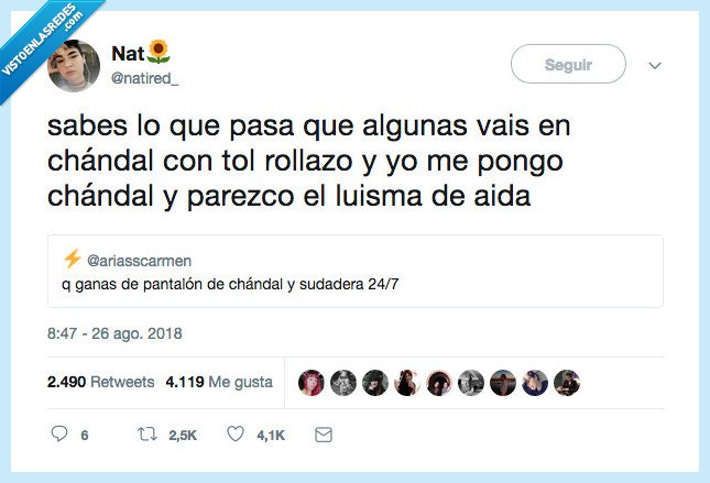 chandal,clase,llevar