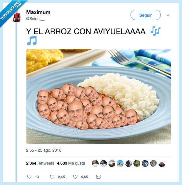 pepe viyuela,arroz,lo sentimos