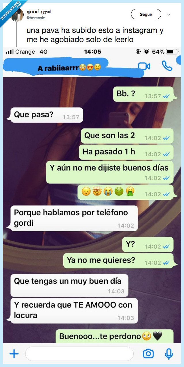 494857 - Hay gente que se pasa tres pueblos con los mensajes de buenos días, por @horansio