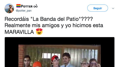 495078 - Este chico nos ha alegrado el día compartiendo esta recreación del opening de la Banda del Patio