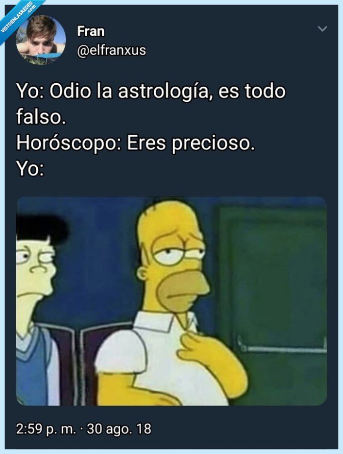 Astrología,horóscopo,Homer Simpson,preciosidad