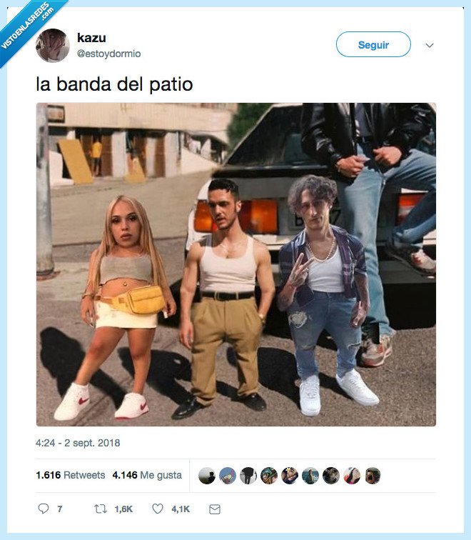 espero que te rías con esto,banda del patio