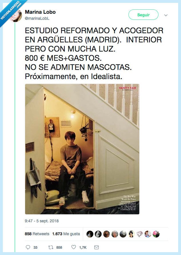 idealista,estudio,acogedor,harry potter