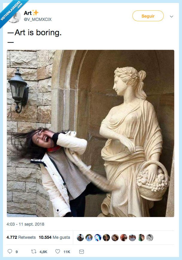 arte,estatua,aburrido