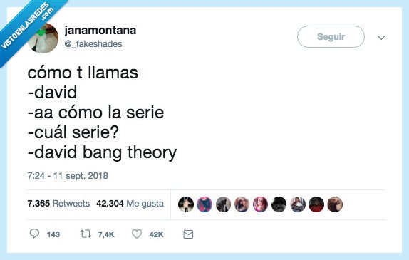 a ver yo me he reído pero me falta un cromosoma está ok