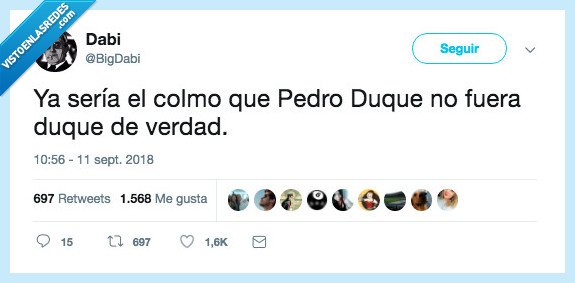 decepcion,colmo,pedro duque