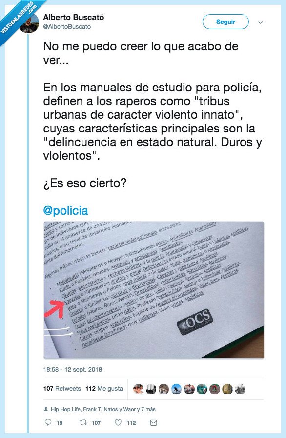 policía,descripción