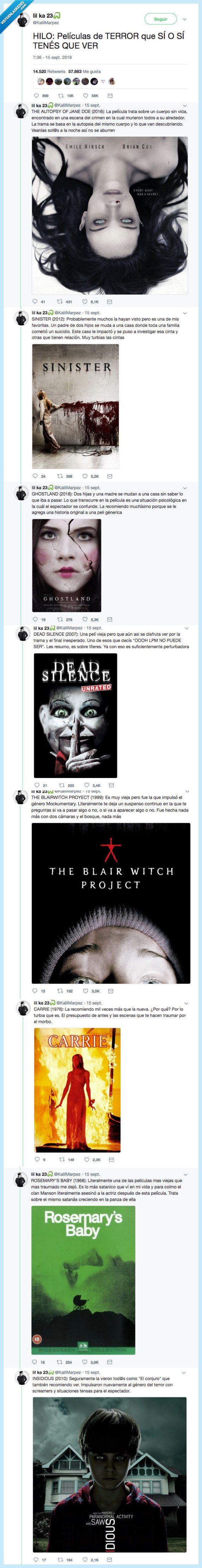 película,miedo,terror,sí o sí