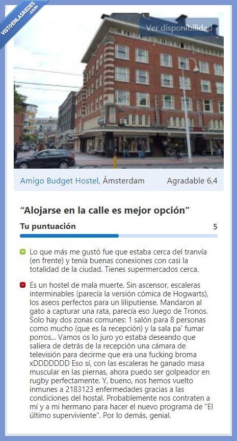 Hostel,amigo,rata,gato,escaleras