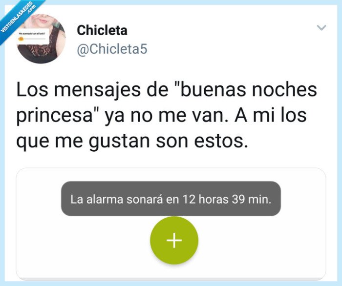 Twitter,dormir,romantico,alarma