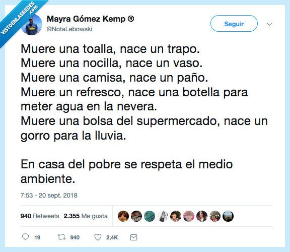 pobre,respetar,toalla,recicla