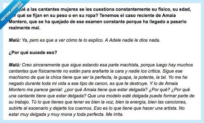 497468 - El beef del siglo: Malú llama gorda a Amaia Montero y ésta carga contra todo en Twitter