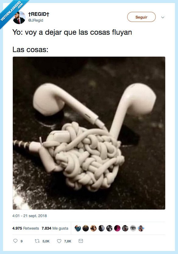 fluir,auricular,cosas