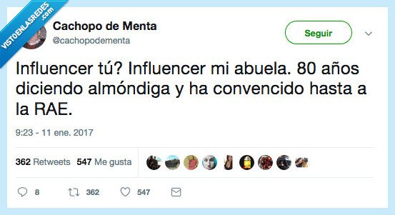 influencer,abuela,alm&oacute;ndiga