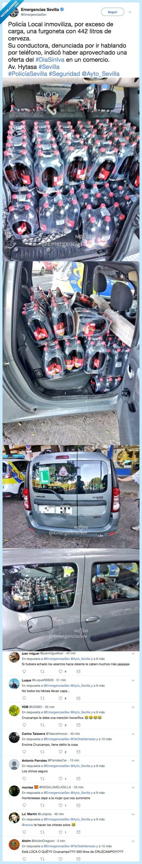 litronas,cerveza,furgoneta