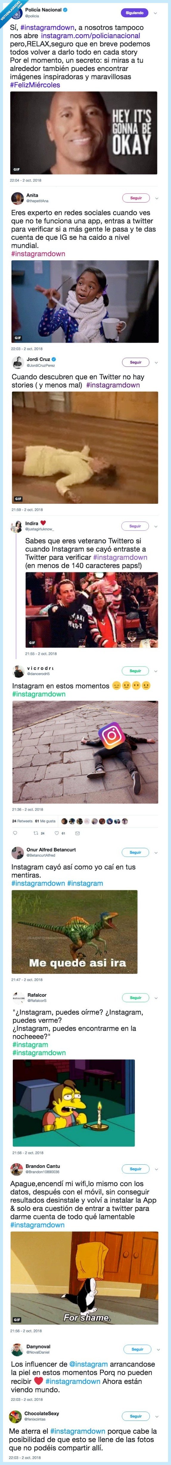 instagram dejar,funcionar,dar algo