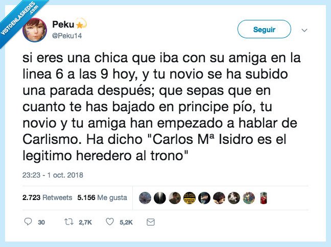 carlismo,heredero al trono