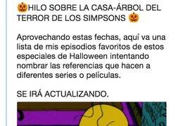 Enlace a La casa-árbol del terror de los Simpsons son una auténtica oda al mejor cine de terror de todos los tiempos, por @TheGreatLambs
