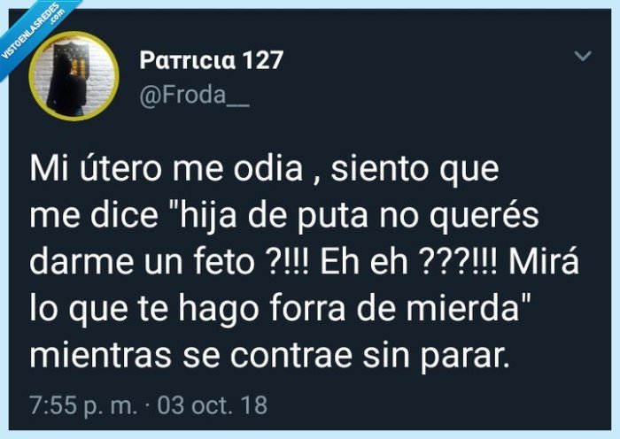 Regla mujer latino &uacute;tero