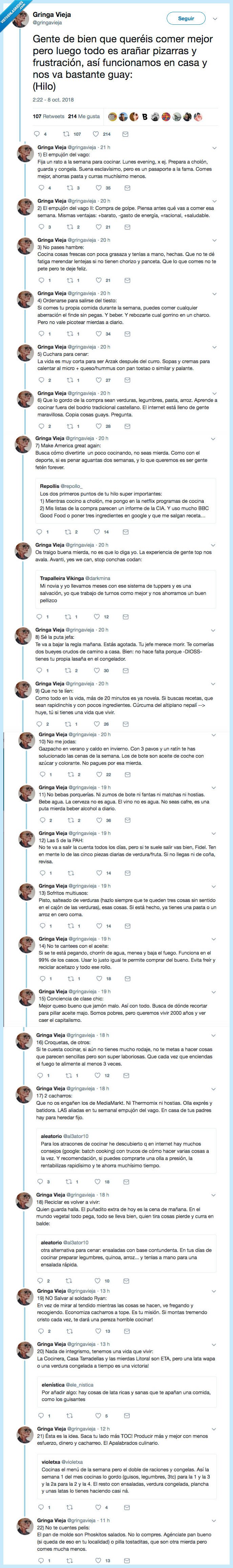 hilo,vivir,solo,alimentar