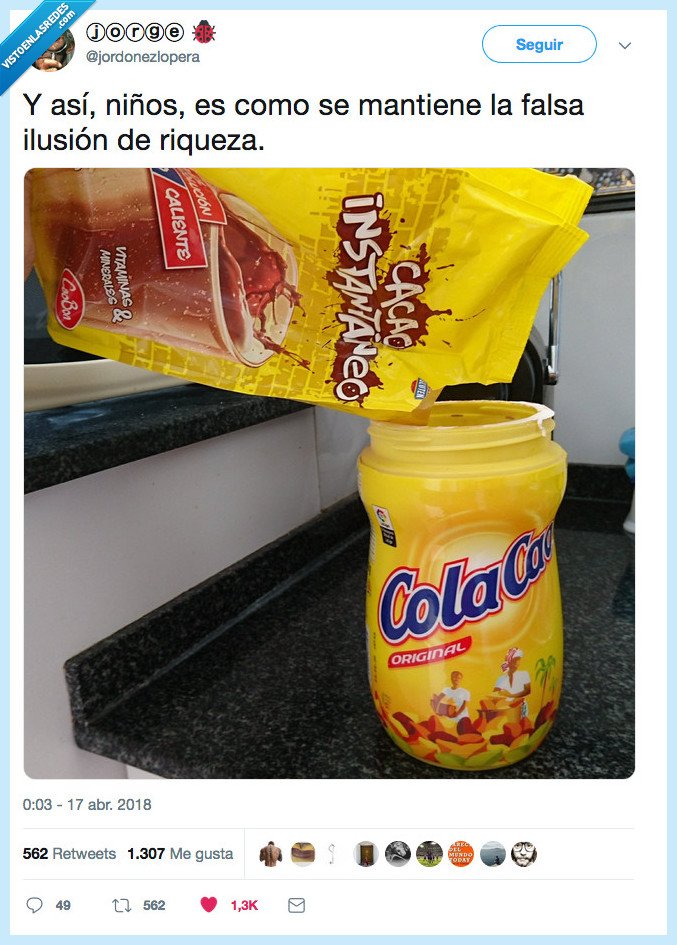 ilusión,riqueza,cacao