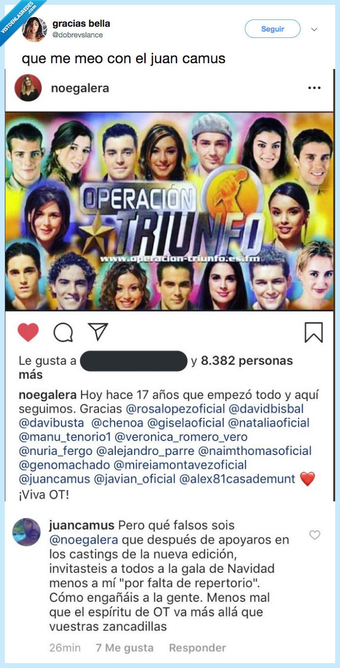 ridiculo,juan camus,ot